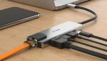 D-Link DUB-M520 laptop-dockingstation & portreplikator Kabelgebunden Thunderbolt 3 Aluminium
