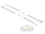 DELOCK Befestigungssockel 25 x 25 mm mit Kabelbinder...