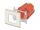 DELOCK Easy 45 Modulträger mit Abdeckrahmen 80 x 80 mm weiß