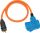 Brennenstuhl 1132910525 Verlängerungskabel 1,5 m 1 AC-Ausgänge Draußen Schwarz, Blau, Orange