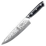 KozyGear Premier 8" 33cm Chefs Messer gehämmert Japan Super