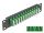 DELOCK 10" LWL Patchpanel 12 Port LC Quad grün 1 HE schwarz