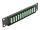 DELOCK 10" LWL Patchpanel 12 Port LC Quad grün 1 HE schwarz