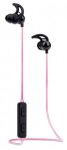 Manhattan Sound Science In-Ear Bluetooth-Sportheadset mit Leuchteffekt, Wasserfest, in-Ear-Design, omnidirektionales Mikrofon, integrierte Bedienelemente, integriertes, buntes LED-Licht