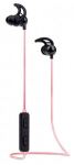 Manhattan Sound Science In-Ear Bluetooth-Sportheadset mit Leuchteffekt, Wasserfest, in-Ear-Design, omnidirektionales Mikrofon, integrierte Bedienelemente, integriertes, buntes LED-Licht