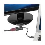Tripp Lite U444-06N-HD4K6B USB-C-zu-HDMI-Adapter (Stecker/Buchse) – 4K 60 Hz, HDCP 2.2, Schwarz