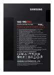 Samsung 990 PRO 1 TB M.2 PCI Express 4.0 NVMe V-NAND MLC