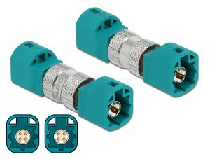 DELOCK Adapter HSD Z Stecker zu HSD Z Stecker