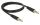 DELOCK Klinkekabel 3,5mm -> 3,5mm StSt 1.00m schwarz