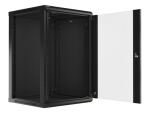 Lanberg WF01-6618-10B Rack 18U Wandmontiertes Regal Schwarz