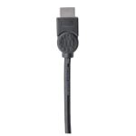 Manhattan High Speed HDMI-Kabel mit Ethernet-Kanal, HEC, ARC, 3D, 4K@30Hz, HDMI-Stecker auf HDMI-Stecker, geschirmt, schwarz, 5 m