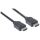 Manhattan High Speed HDMI-Kabel mit Ethernet-Kanal, HEC, ARC, 3D, 4K@30Hz, HDMI-Stecker auf HDMI-Stecker, geschirmt, schwarz, 5 m