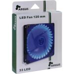 Inter-Tech L-12025 Computergehäuse Ventilator 12 cm Schwarz, Blau