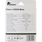 Inter-Tech L-12025 Computergehäuse Ventilator 12 cm Schwarz, Blau