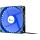 Inter-Tech L-12025 Computergehäuse Ventilator 12 cm Schwarz, Blau