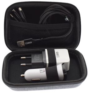 2GO Reise-Set All in One 3-tlg. USB Kabel Ladegerät