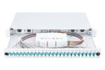 Digitus LWL Spleißbox, 1HE, bestückt, 24x LC DX, OM3