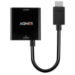 Lindy 38291 Videokabel-Adapter 0,1 m HDMI Typ A (Standard) VGA (D-Sub) Schwarz