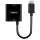 Lindy 38291 Videokabel-Adapter 0,1 m HDMI Typ A (Standard) VGA (D-Sub) Schwarz