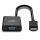 Lindy 38291 Videokabel-Adapter 0,1 m HDMI Typ A (Standard) VGA (D-Sub) Schwarz