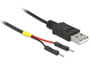 DELOCK Stromkabel USB Typ-A auf 2x Pfostenstecker 10cm
