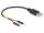 DELOCK Stromkabel USB Typ-A auf 2x Pfostenstecker 10cm