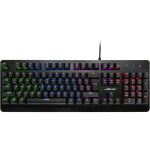 Inter-Tech NK-2000ME Tastatur Gaming USB QWERTZ Schwarz