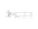 DELOCK Hutschiene 35 x 7,5 mm (19") Aluminium