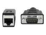 DELOCK Seriell RS-232/422/485 Adapter DB9 Stecker zu RJ45 Bu