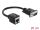 DELOCK Seriell RS-232/422/485 Adapter DB9 Stecker zu RJ45 Bu
