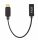Inca IDTH-05 Videokabel-Adapter 0,2 m DisplayPort HDMI Typ A (Standard) Schwarz