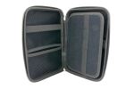 TROIKA CBO11/BK Kosmetik- & Maniküre-Etui Schwarz Leder, Samt