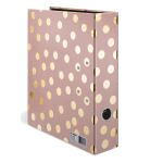 HERMA 7057 Ringmappe A4 Gold, Pink
