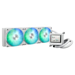 ASUS MAX Gaming LC 360 ARGB LCD White Edition Prozessor All-in-One-Flüssigkeitskühler 12 cm Weiß