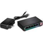 Trendnet TPE-LG50 Netzwerk-Switch Unmanaged Gigabit Ethernet (10/100/1000) Power over Ethernet (PoE) Schwarz