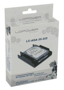 LC-Power LC-ADA-35-225 Hard Drive Backplane 2,5/3,5" Frontblende Schwarz