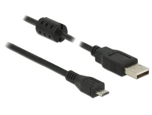 DeLOCK 84902 USB Kabel USB 2.0 1,5 m USB A Micro-USB B 0,48 Gbit/s Schwarz