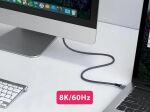Equip USB 4 Gen 3 C zu C Kabel, M/M, 2,0 m, PD3.1 240W, 8K/60Hz, 40 Gbps, Schwarz