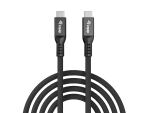 Equip USB 4 C auf C Kabel, 1.2m, PD240W, 8K/60Hz, 80 Gbit/s, Schwarz