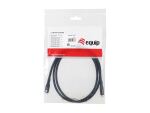 Equip USB 4 C auf C Kabel, 1.2m, PD240W, 8K/60Hz, 80 Gbit/s, Schwarz