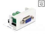 DELOCK Adapter D-Sub 9 Pin St > Terminalblock 10 Pin...