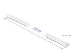 DELOCK Geflechtschlauch dehnbar 10 m x 3 mm weiß