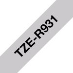 Brother TZE-R931 Etiketten erstellendes Band schwarz auf...
