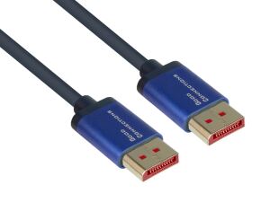 Alcasa 4814-SF030B DisplayPort-Kabel 3 m Blau