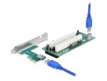 DeLOCK Riser Karte PCI Express x1 zu 2 x PCI 32 Bit Slot mit 60 cm Kabel