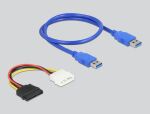 DeLOCK Riser Karte PCI Express x1 zu 2 x PCI 32 Bit Slot mit 60 cm Kabel