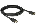 DELOCK HDMI Kabel Ethernet A -> A St/St 1.00m 4K Gold