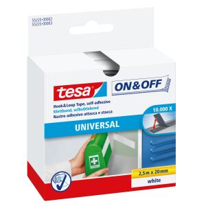 TESA 55225-02 Klettverschluss Weiß 1 Stück(e)