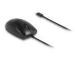DeLOCK Optische USB Type-C Desktop Maus – Lautlos