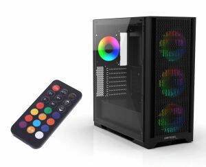 Inca EMG-15XB Computer-Gehäuse Midi Tower Schwarz